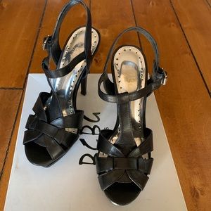 BCBG Black leather Heels